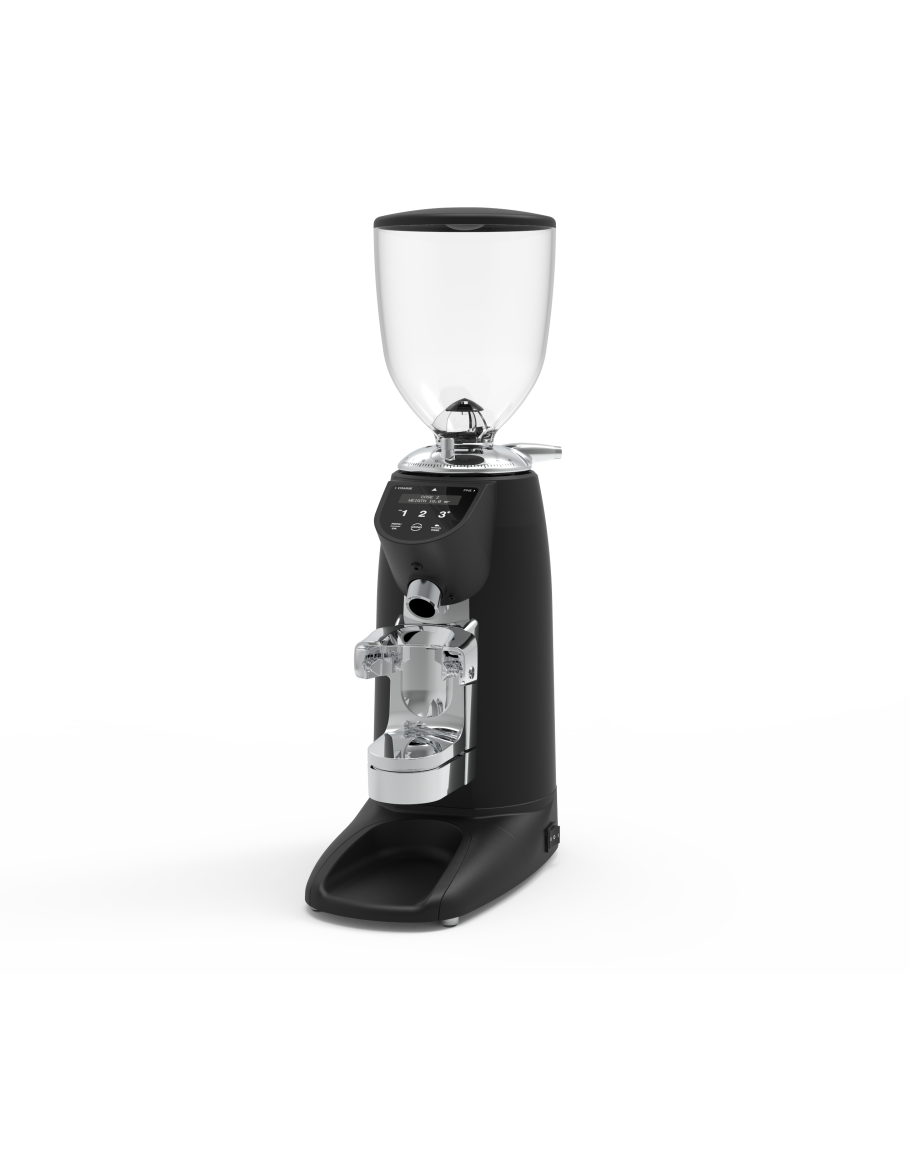 Coffee grinder with built deals in tamper